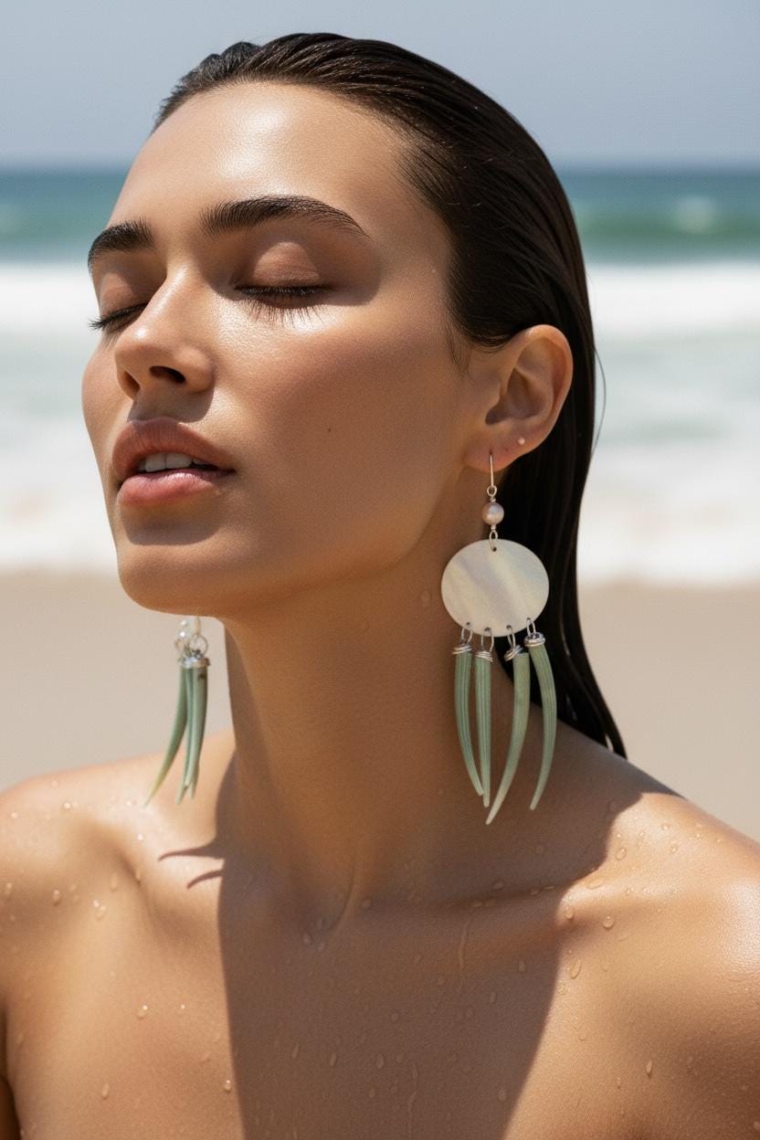 Coastal Couture - Ocean’s Veil Earrings