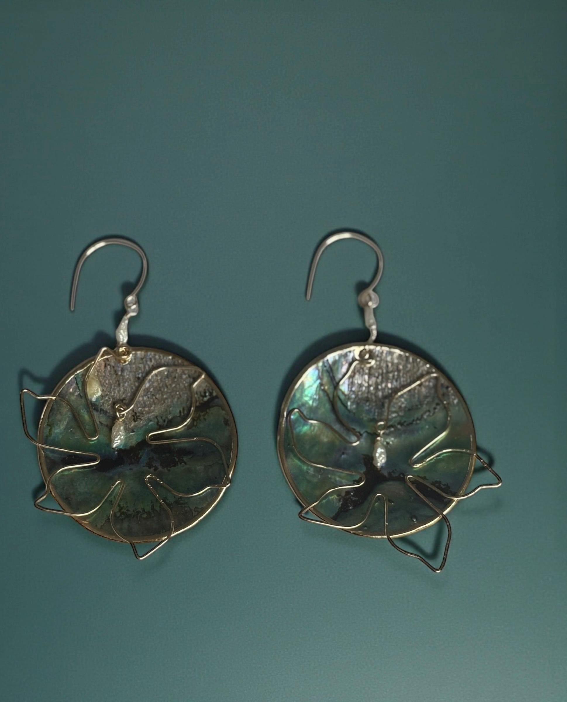 Emerald Tide Muse Earrings
