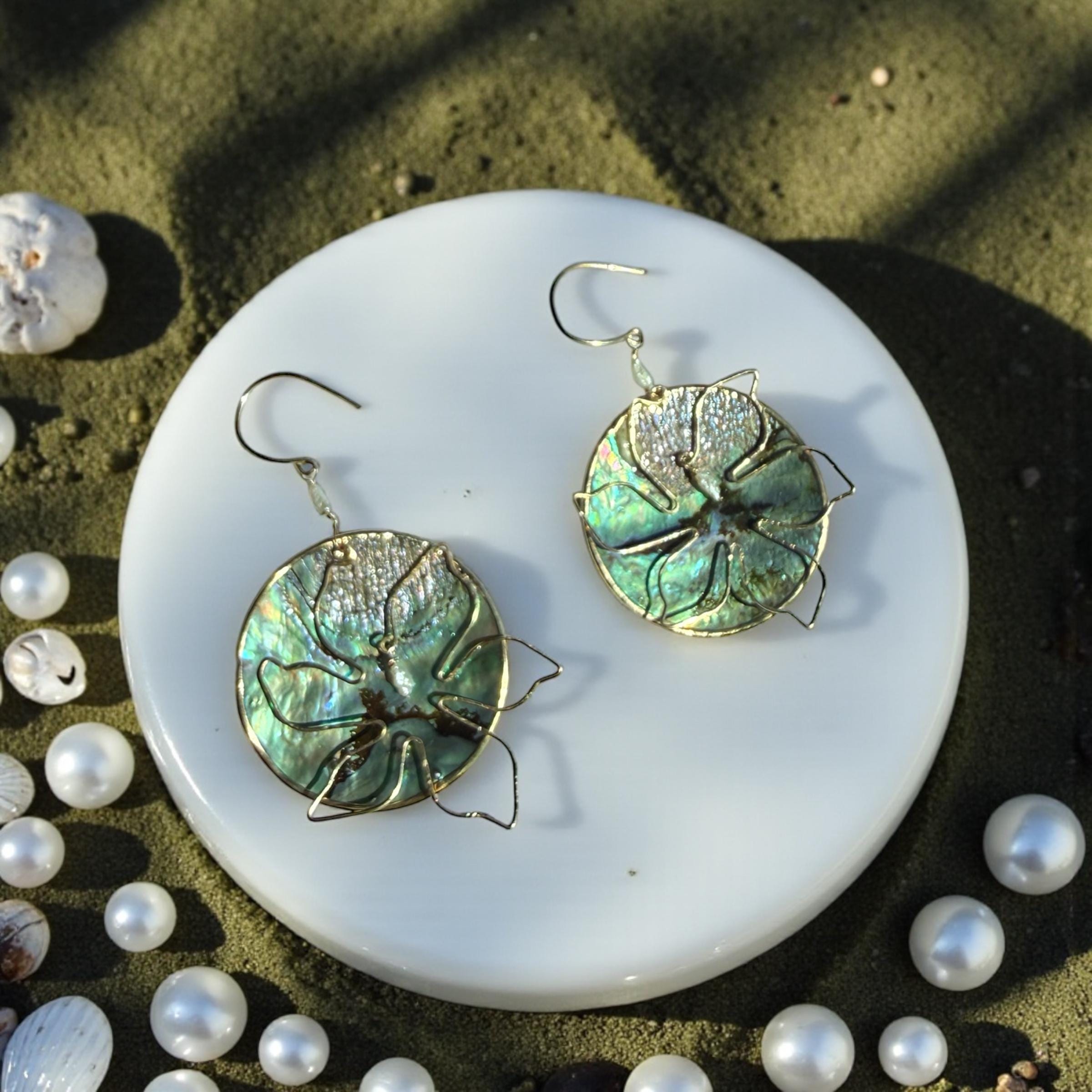 Emerald Tide Muse Earrings