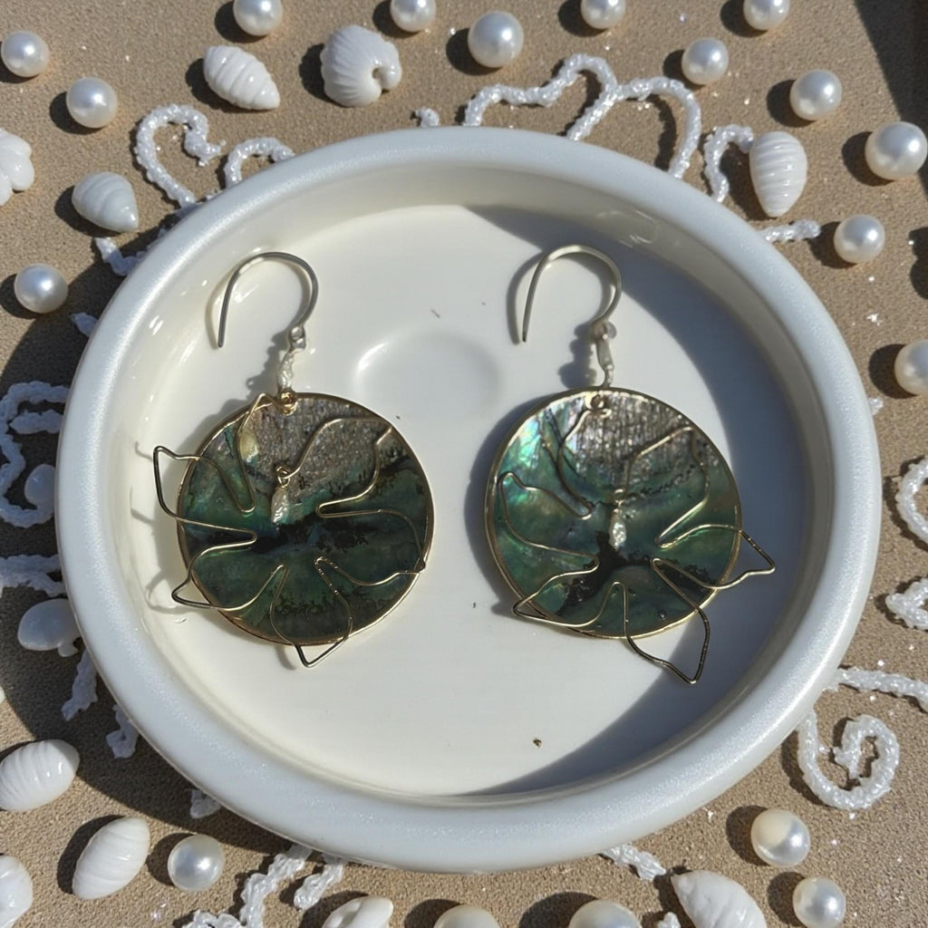 Emerald Tide Muse Earrings