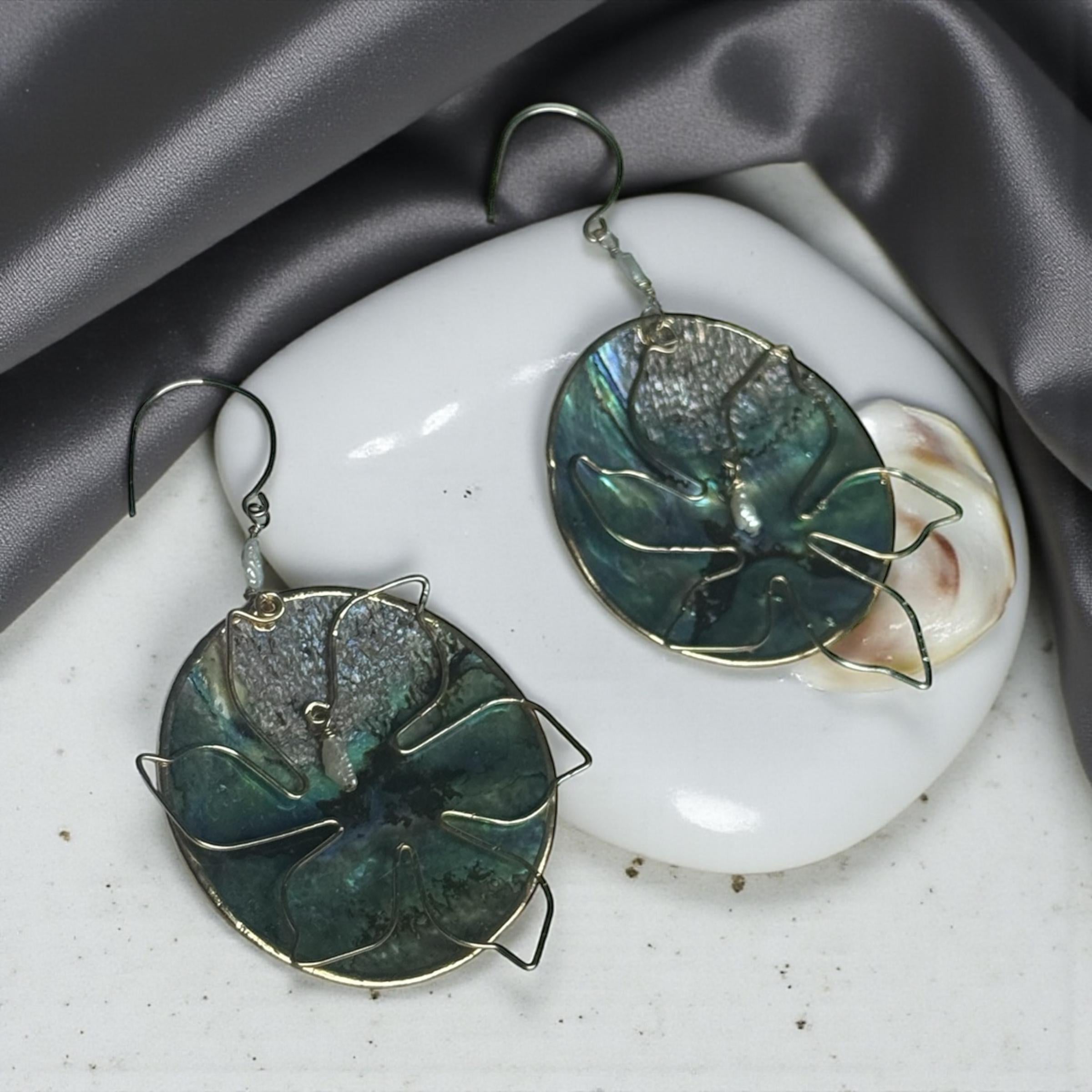 Emerald Tide Muse Earrings
