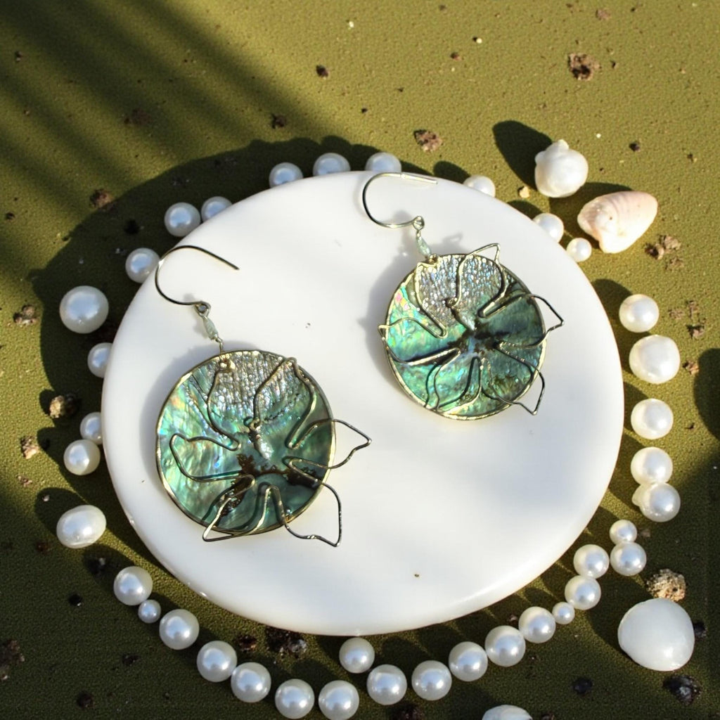 Emerald Tide Muse Earrings