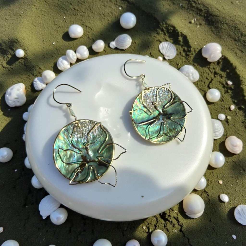Emerald Tide Muse Earrings