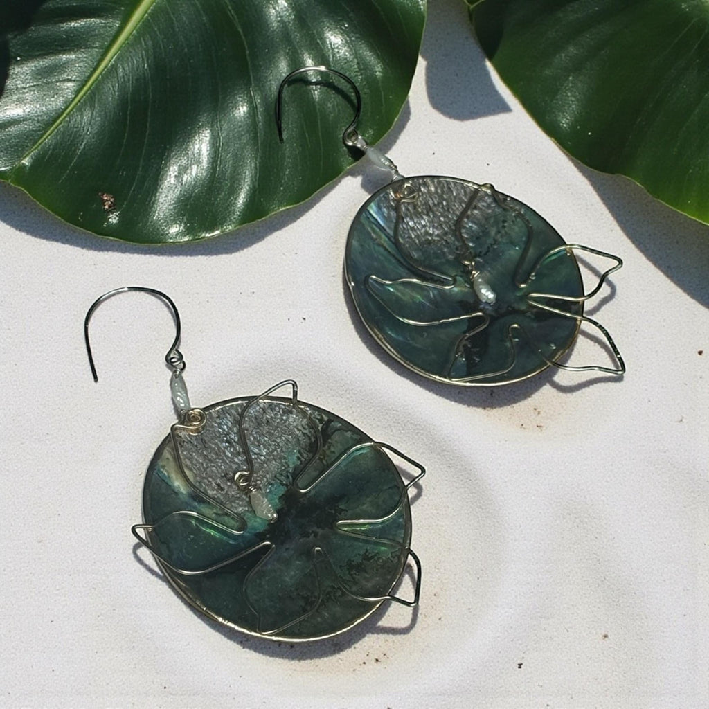 Emerald Tide Muse Earrings