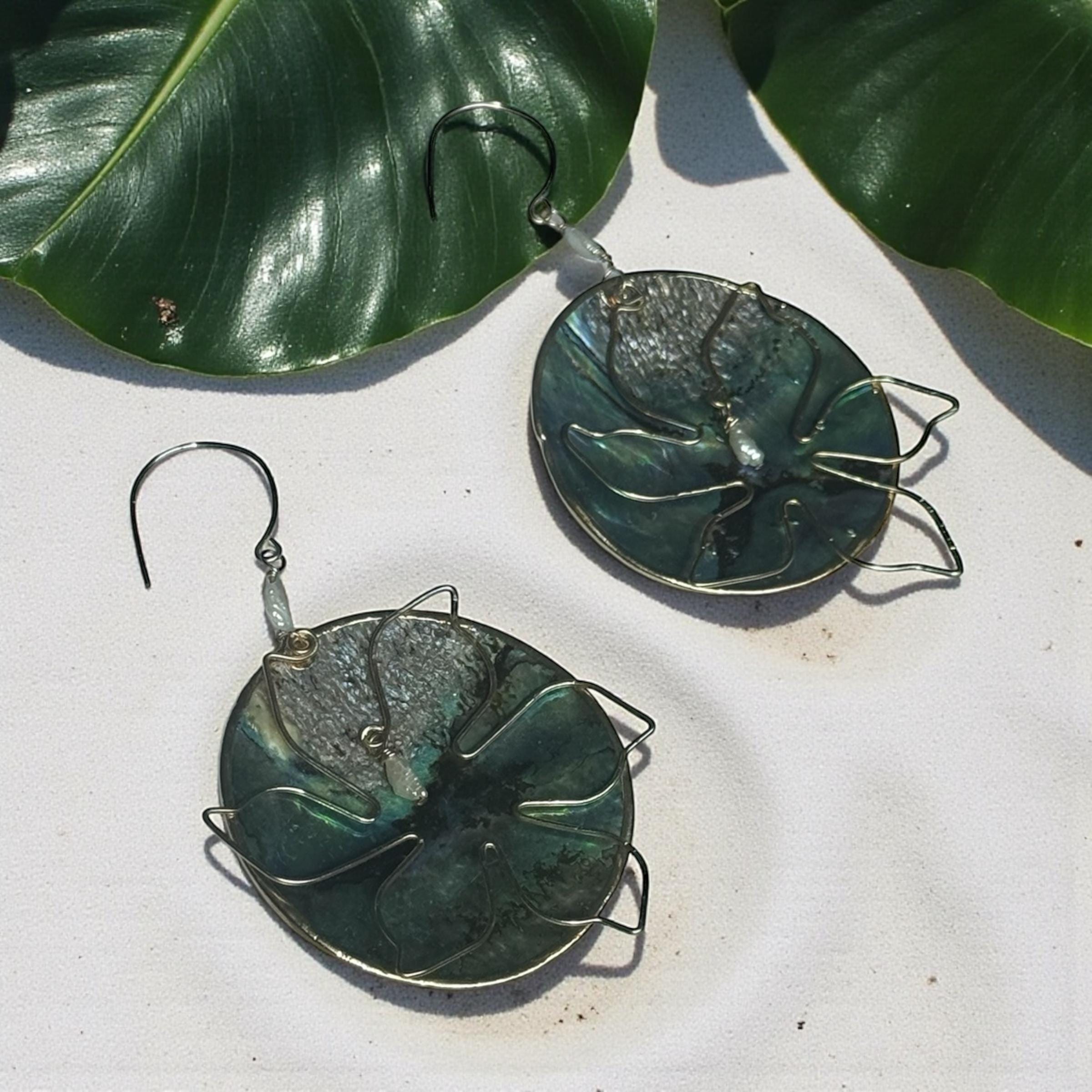 Emerald Tide Muse Earrings