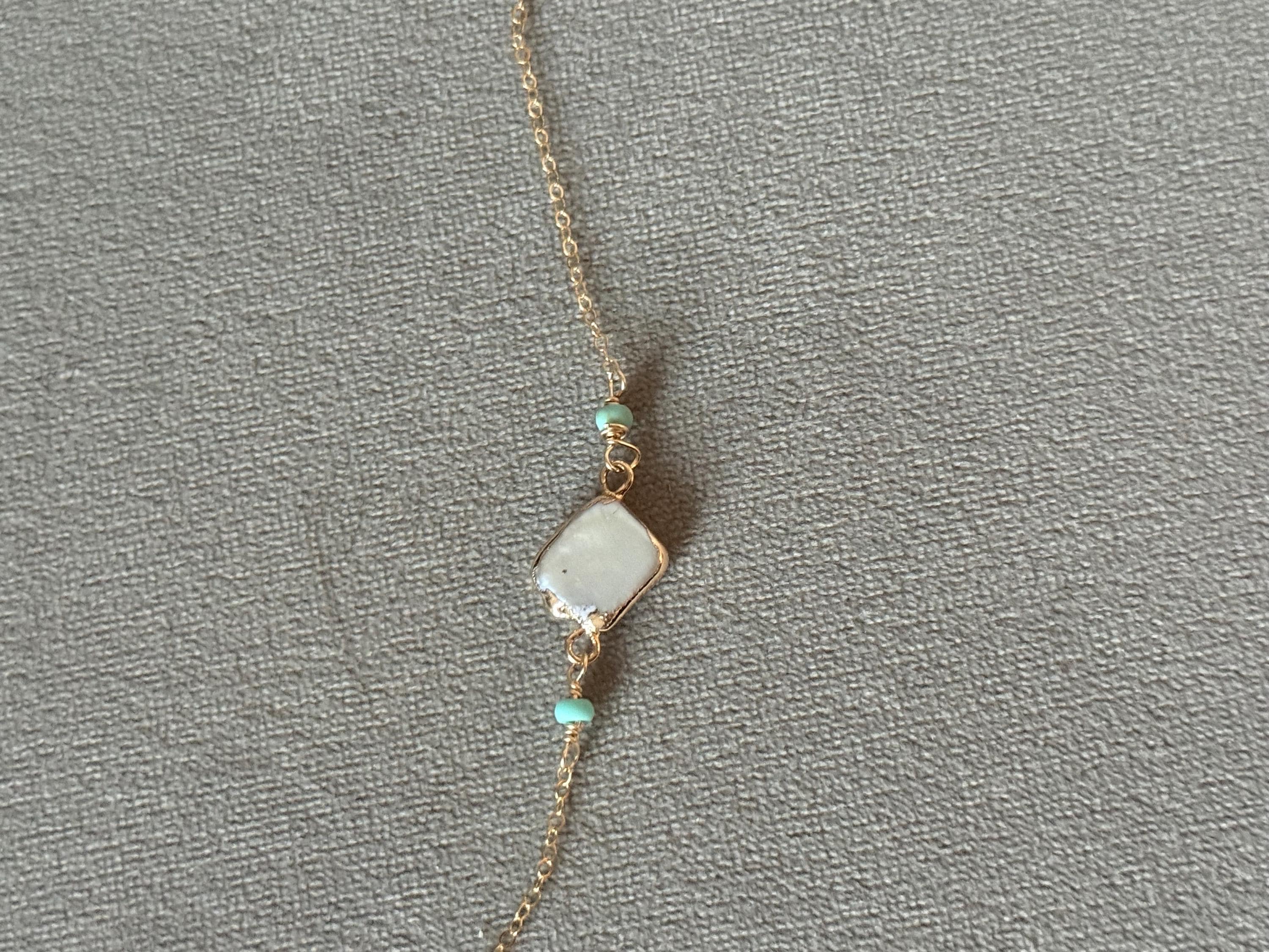 Golden Tide Relic Shell Necklace