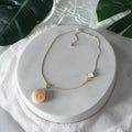 Golden Tide Relic Shell Necklace