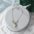 Midnight Saphire Pearl Necklace
