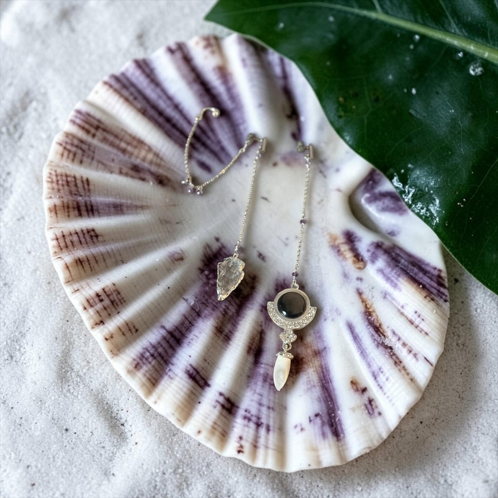 Noir Relic Asymmetry Earrings