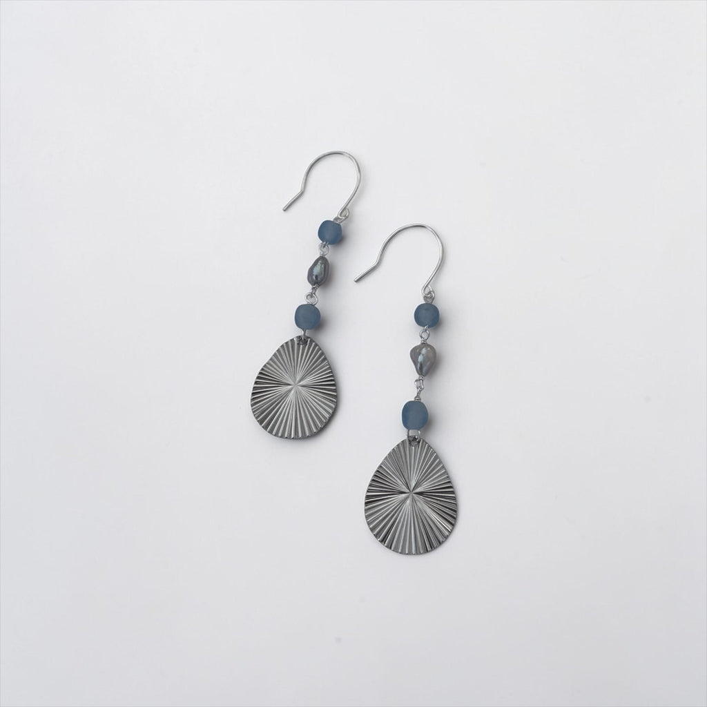Silver Tide Radiance Earrings