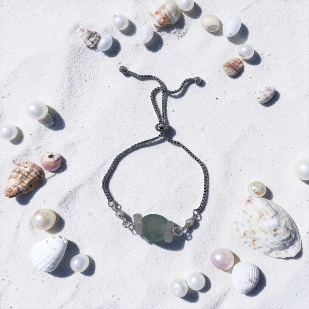 Ocean Core Slider Bolo Bracelet — Tidal Minimal Luxe