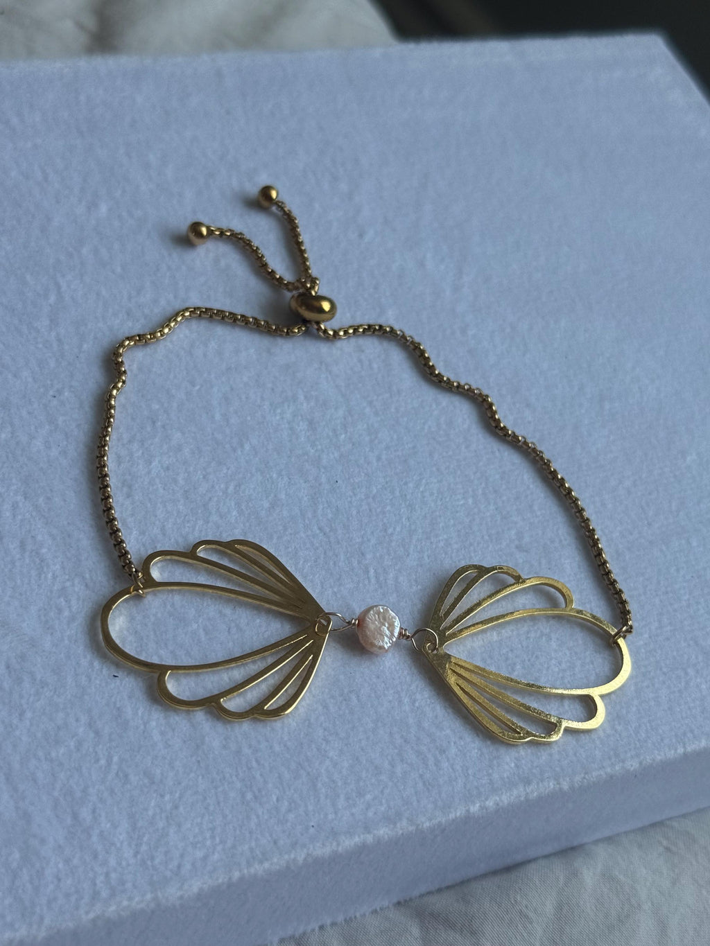 Golden Wings Bolo Bracelet