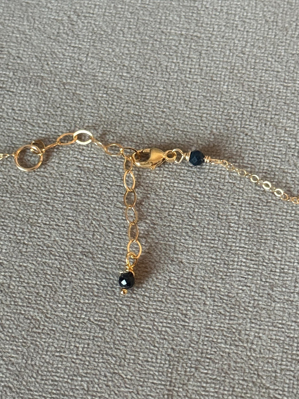 Midnight Saphire Pearl Necklace