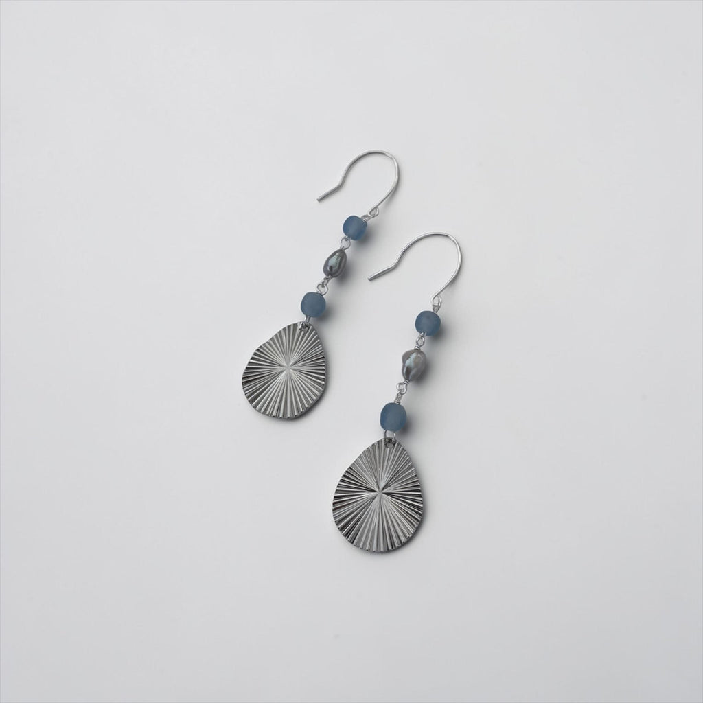 Silver Tide Radiance Earrings