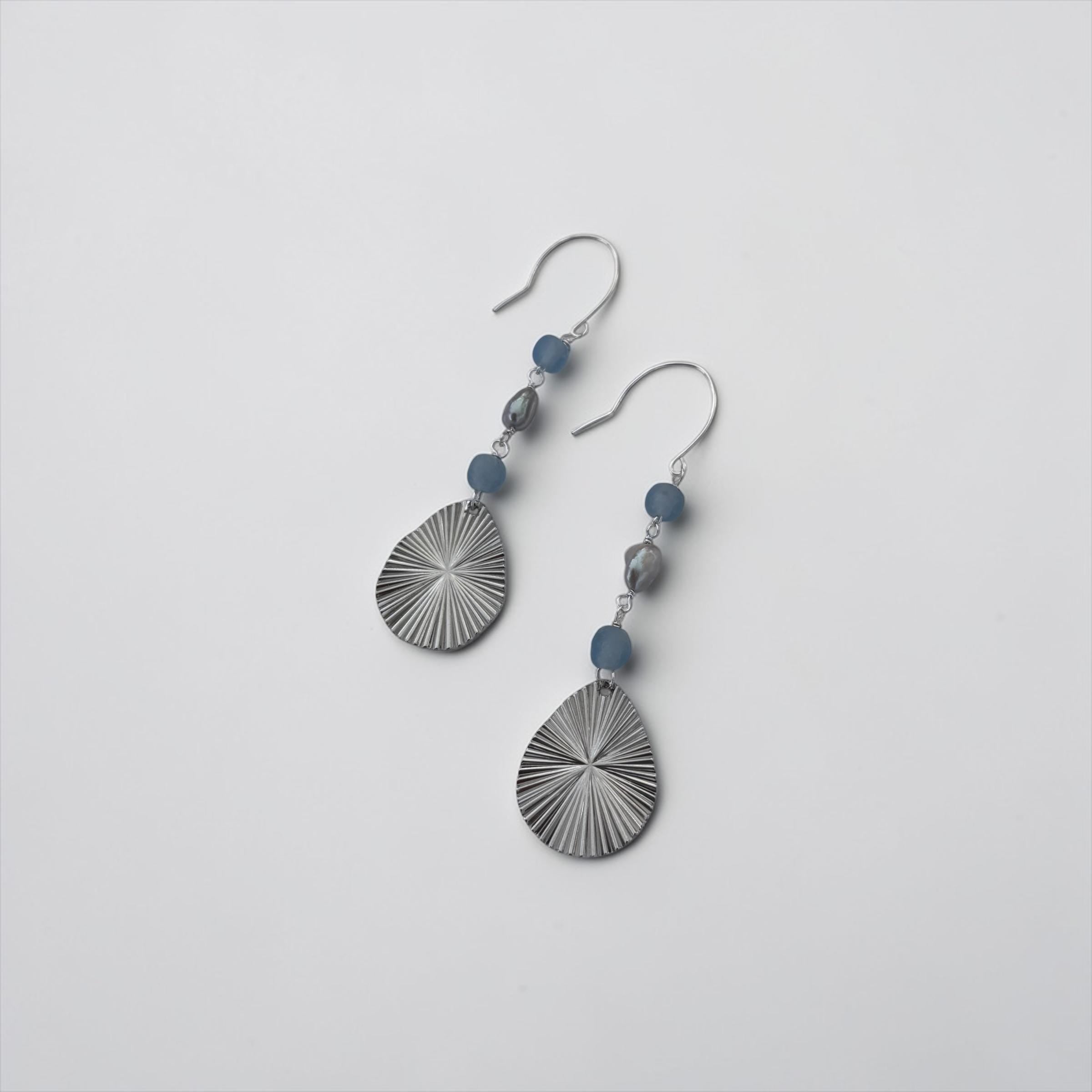 Silver Tide Radiance Earrings