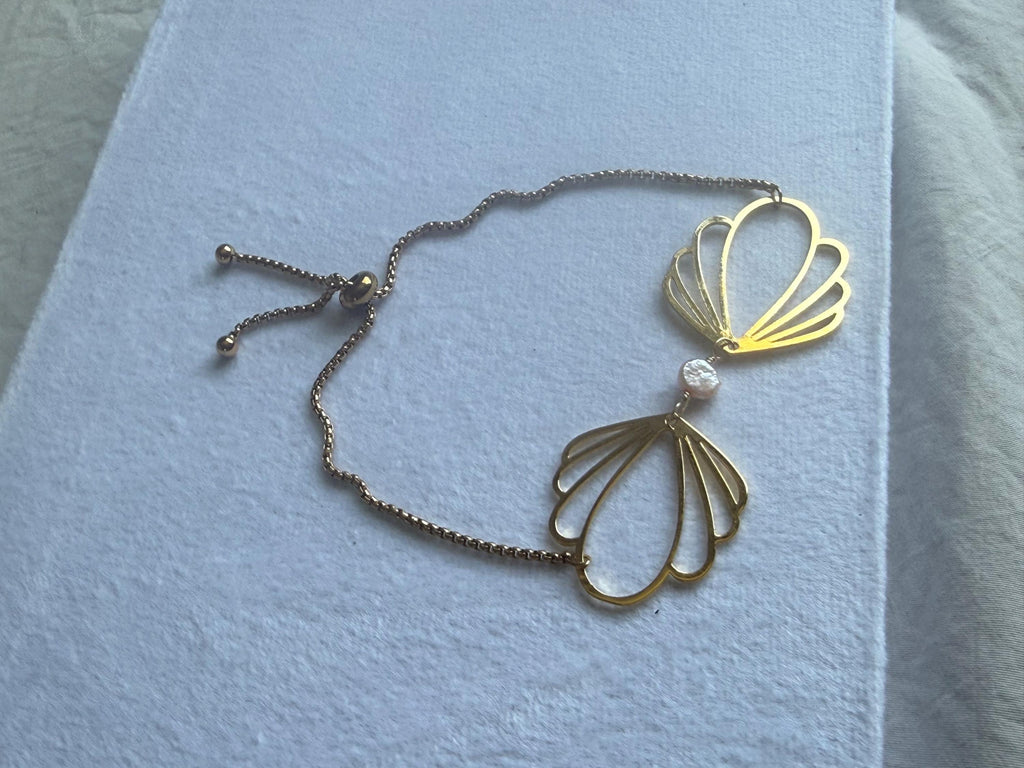 Golden Wings Bolo Bracelet