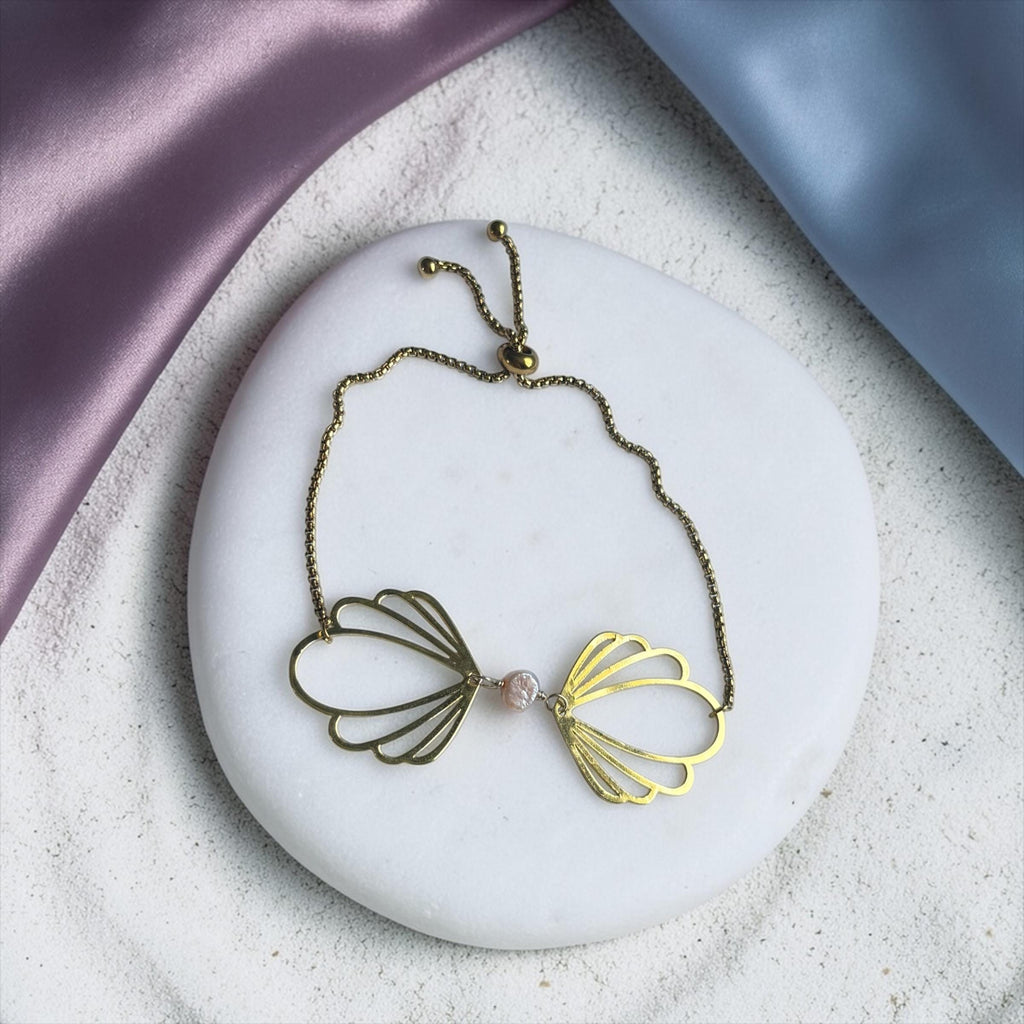 Golden Wings Bolo Bracelet