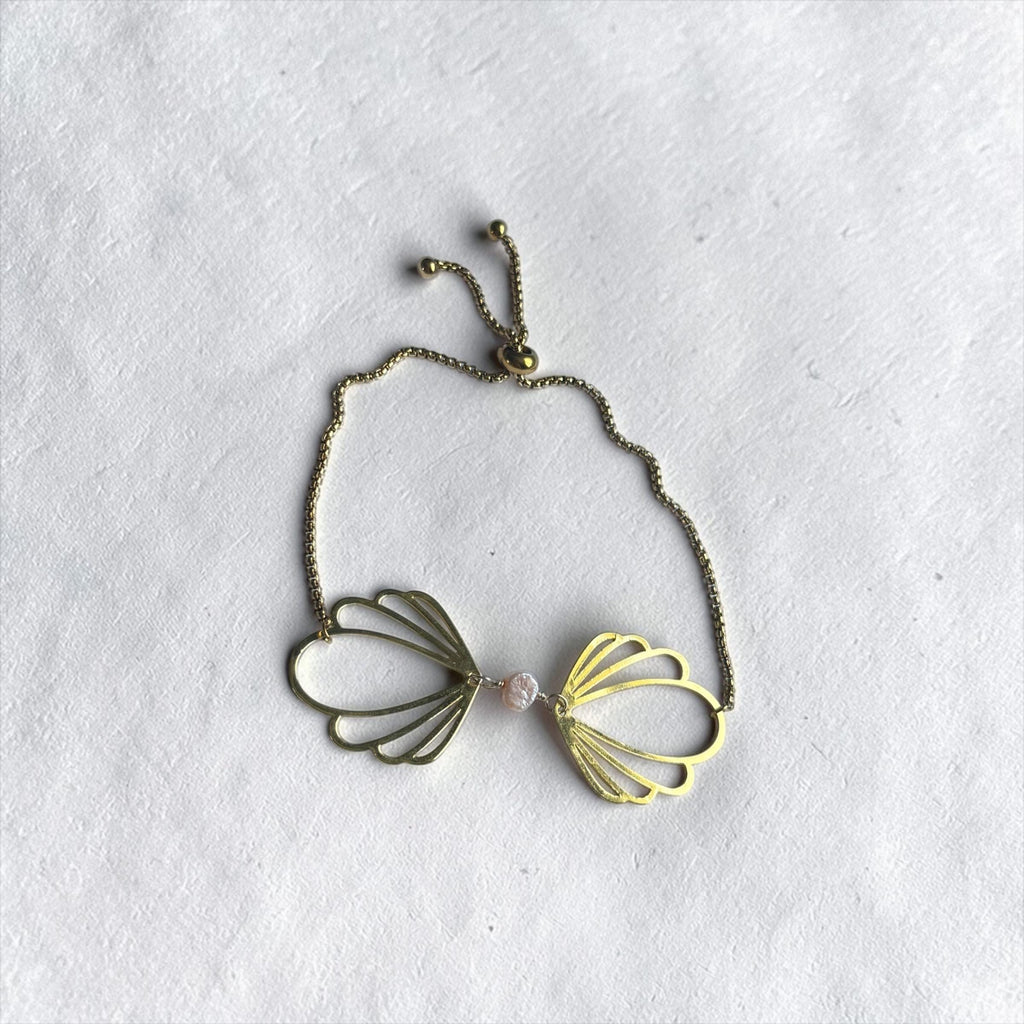 Golden Wings Bolo Bracelet