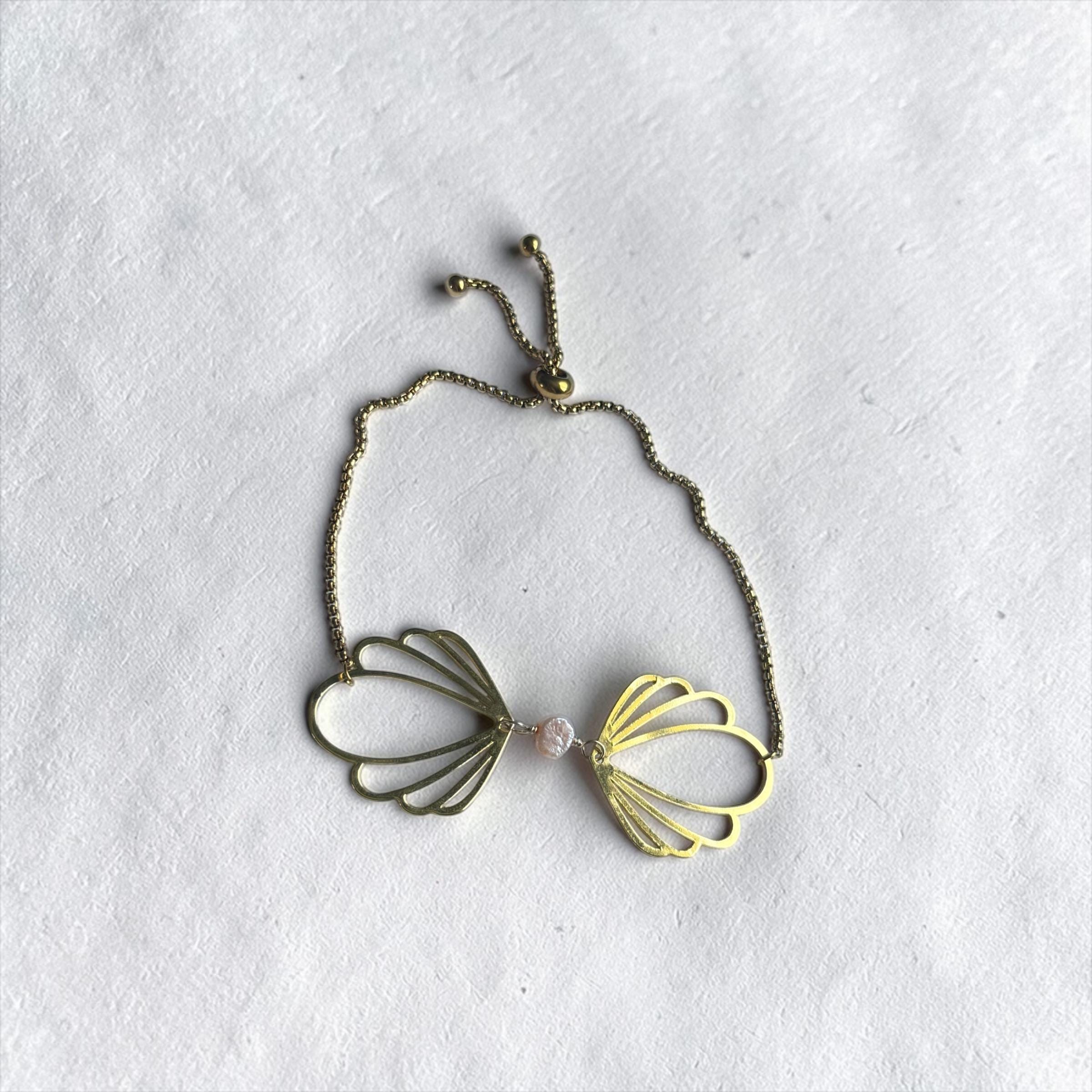 Golden Wings Bolo Bracelet