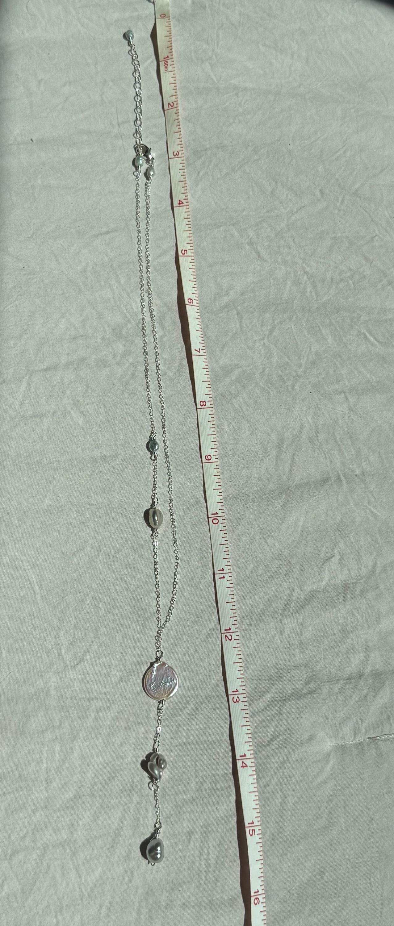 Shoreline Siren Pearl Drop Necklace