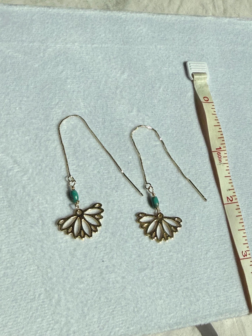 Siren Petal Threader Earrings