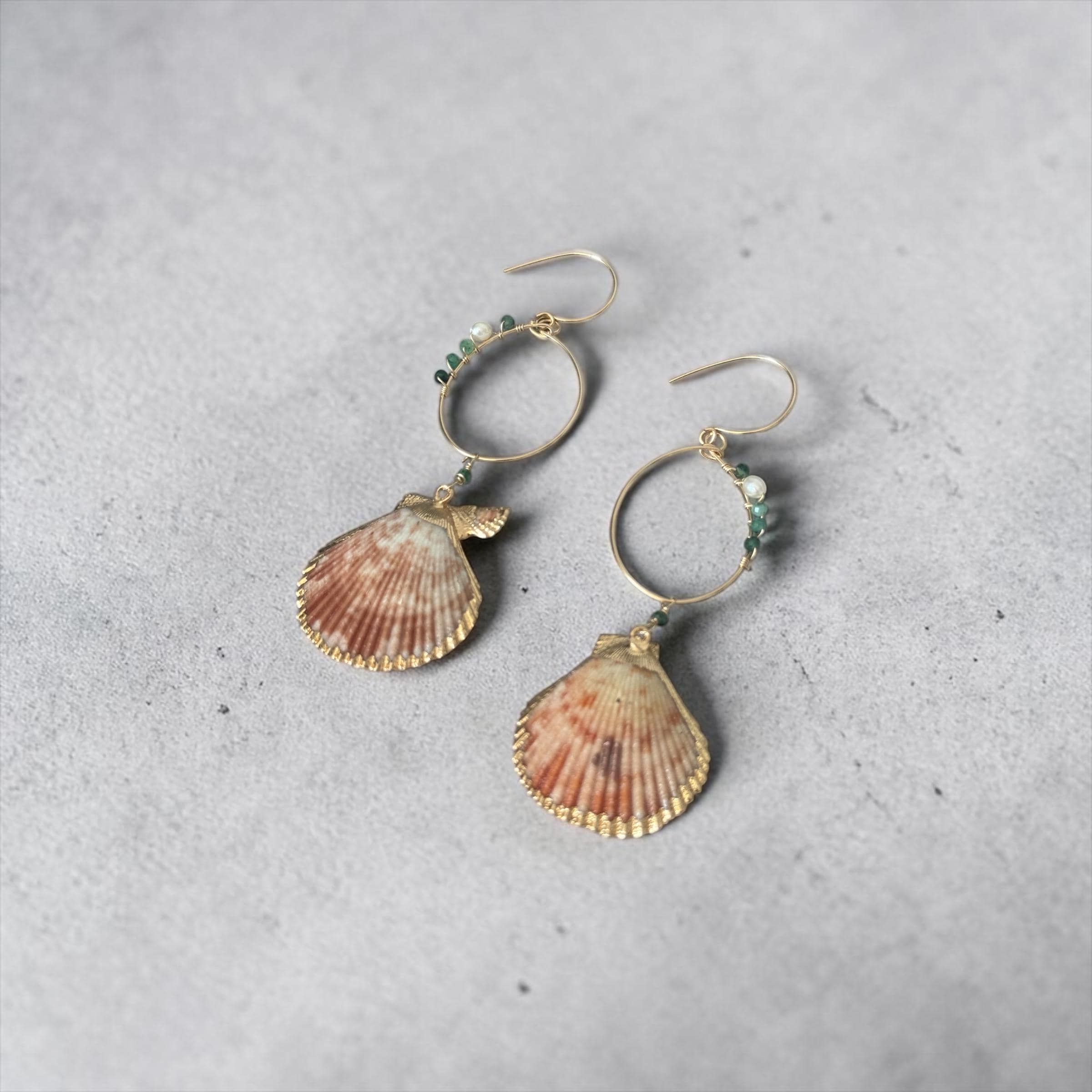 Tidebound Siren Hoop Earrings