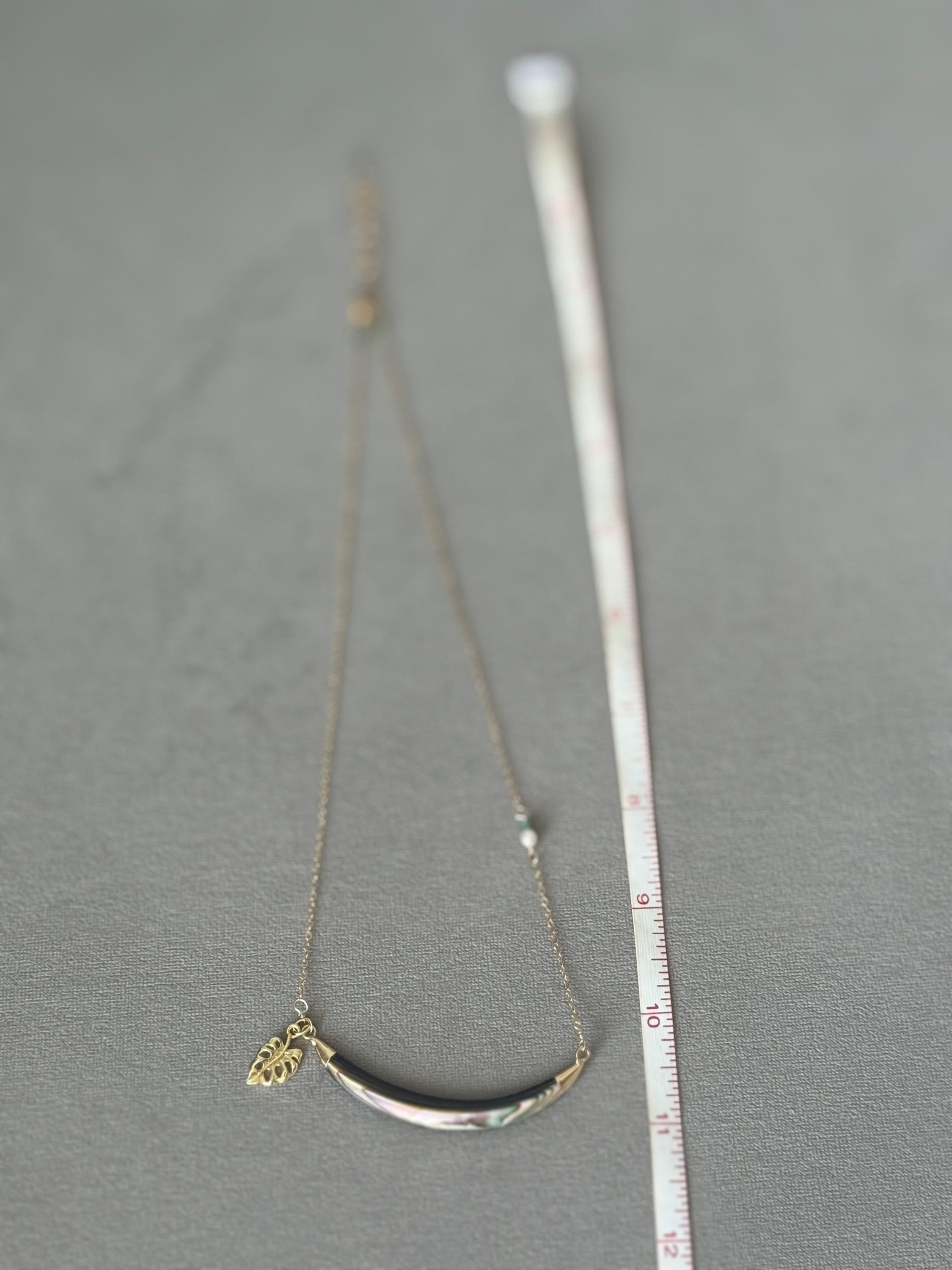 Siren Arc Abalone Necklace