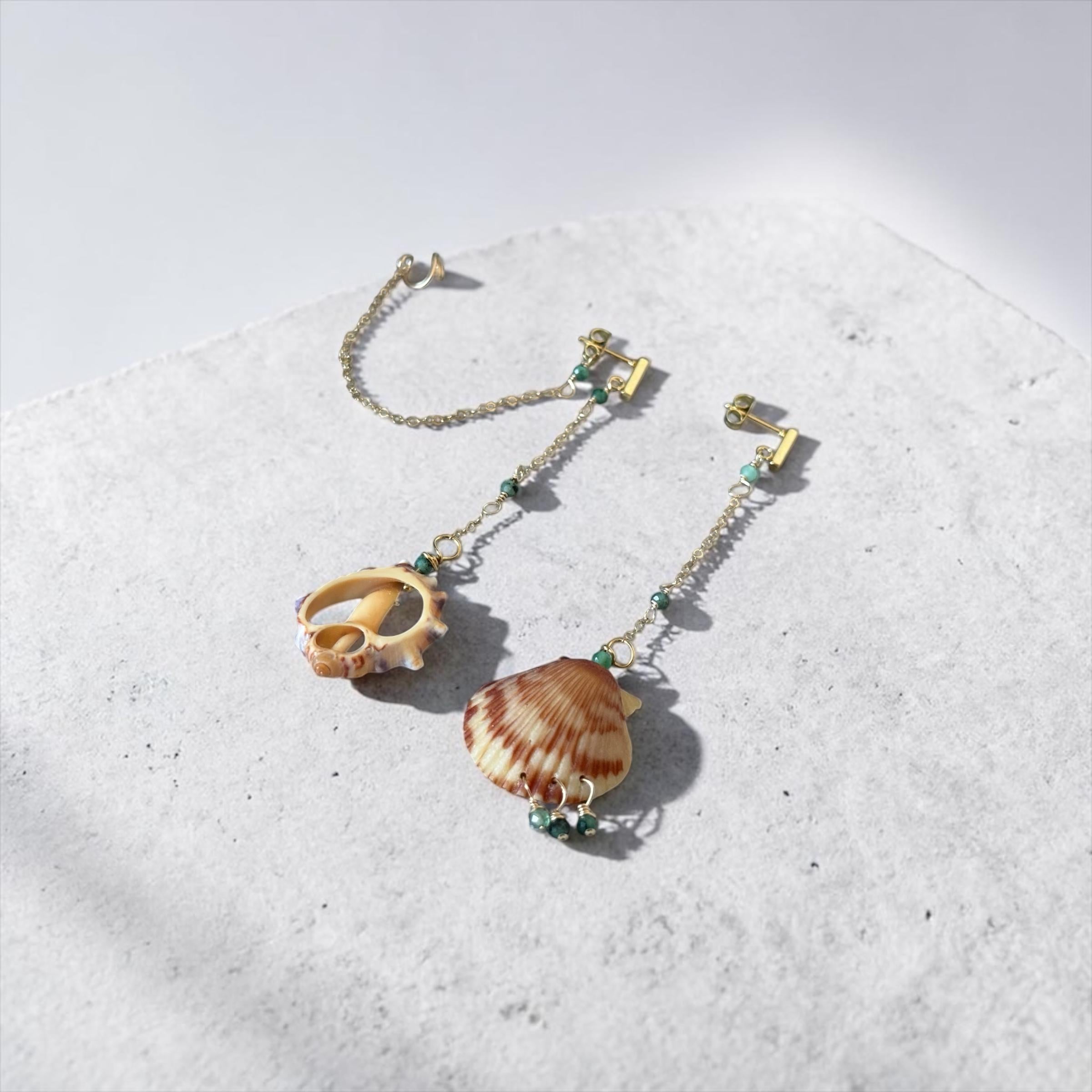 Suncrest Tide Asymmetry Earrings