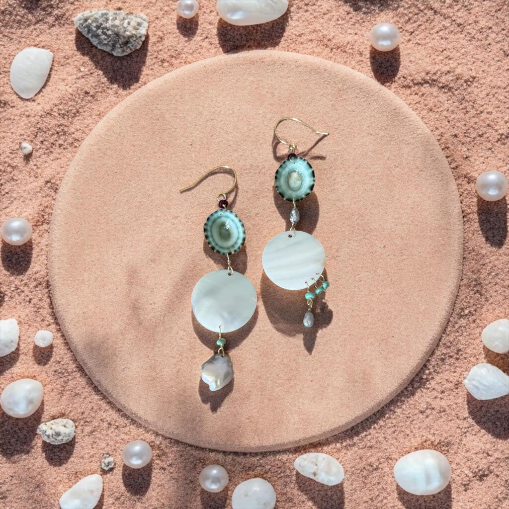Opihi Luxe Cascade Drop Earrings