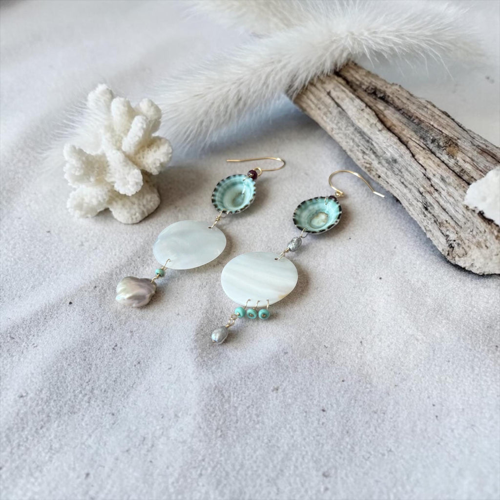 Opihi Luxe Cascade Drop Earrings