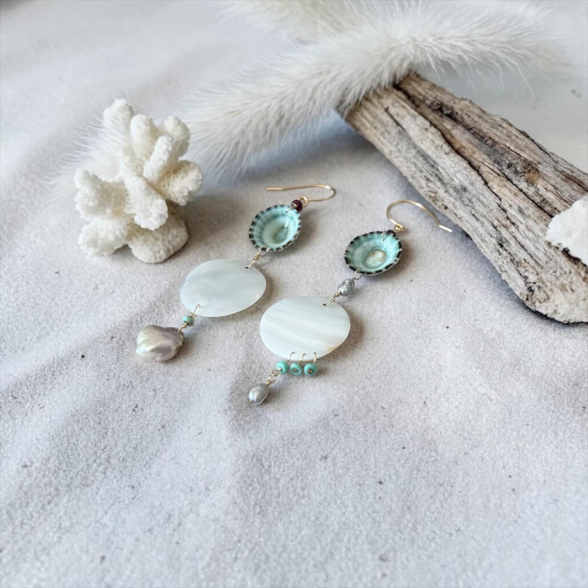Opihi Luxe Cascade Drop Earrings