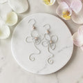 Silver Orchid Architect Earrings