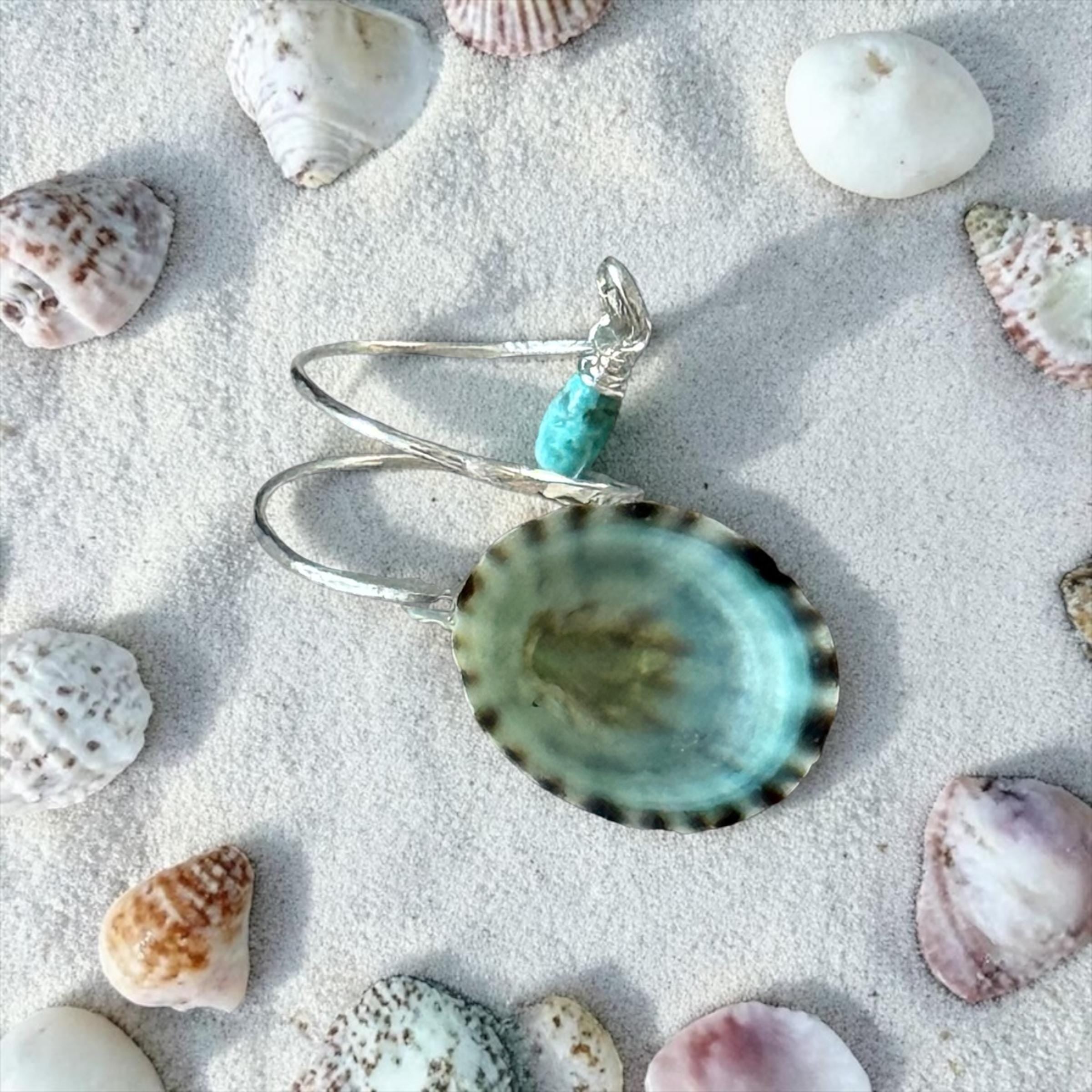 Tidepool Edge Opihi Hammered Wrap Ring