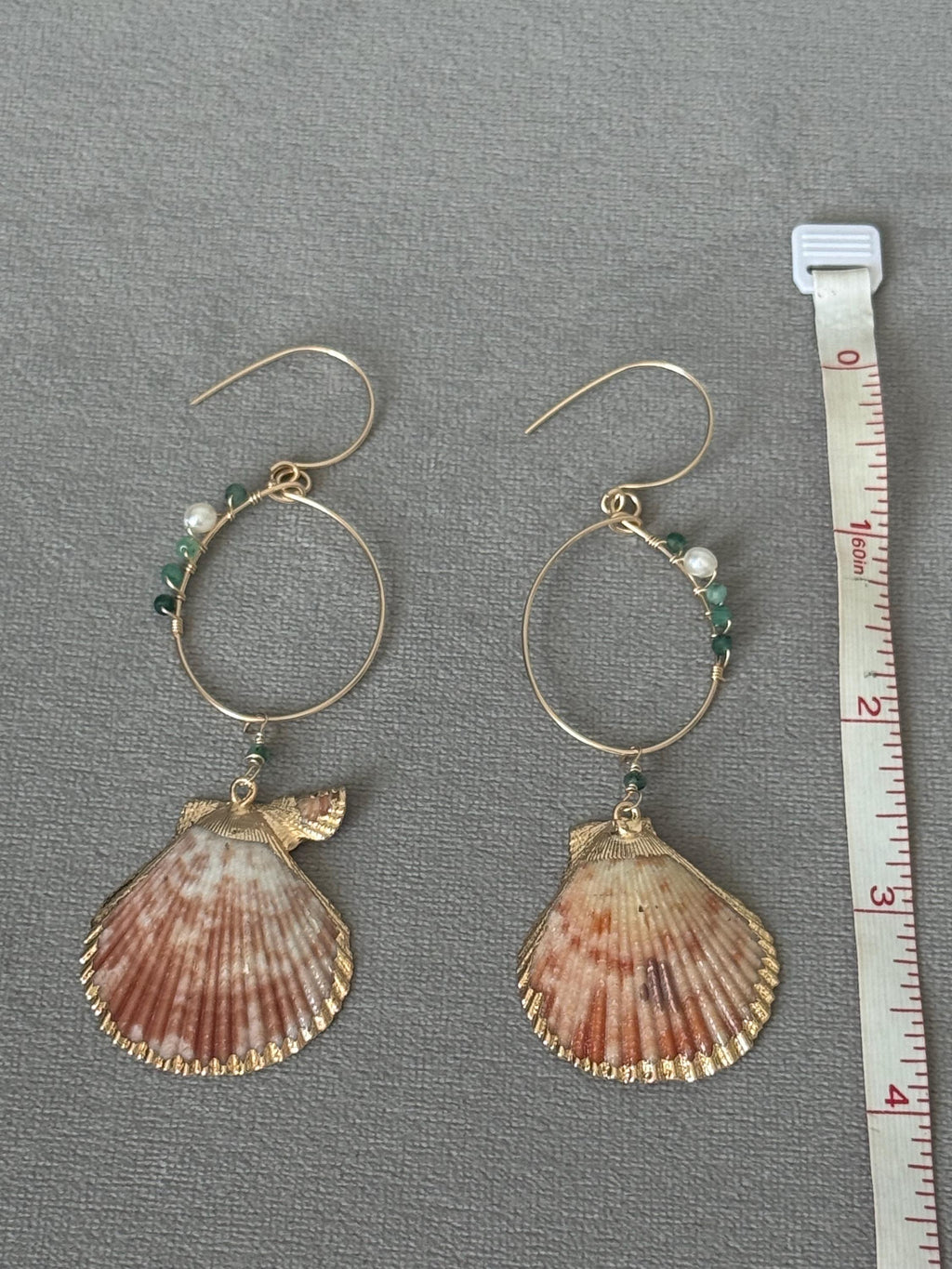 Tidebound Siren Hoop Earrings