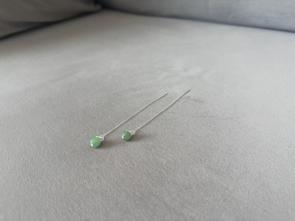 Verdé Drop Threaders Earrings