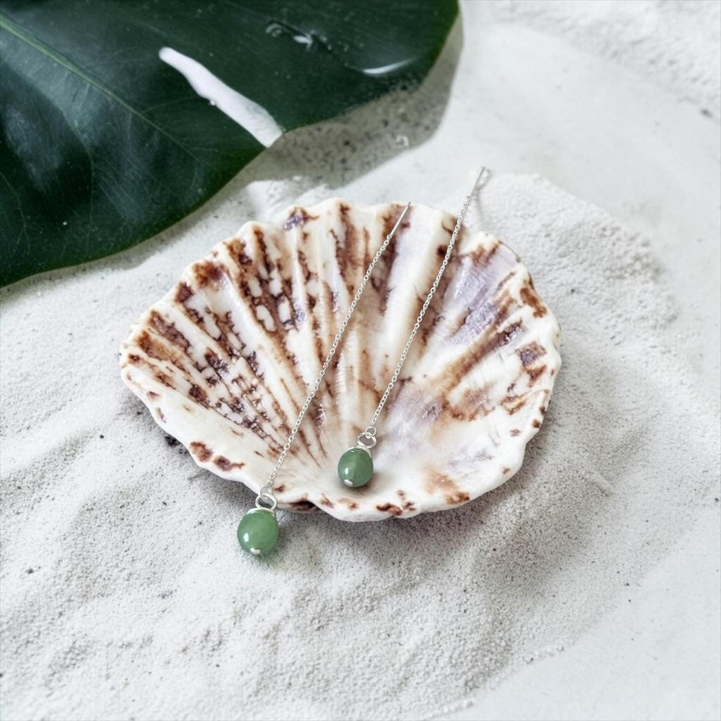Verdé Drop Threaders Earrings