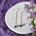 Velvet Noir Pearl Drop Earrings