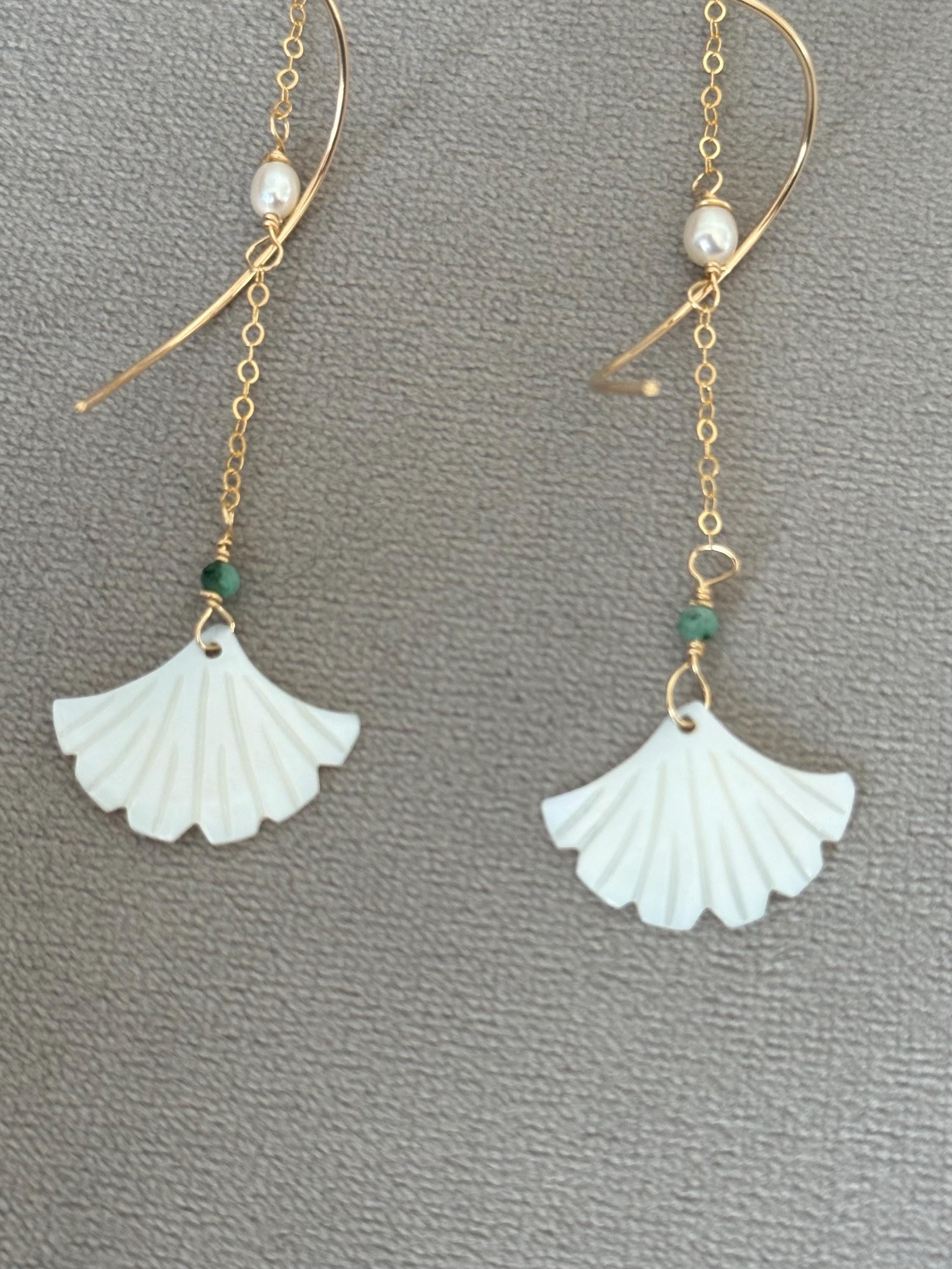Moonshell Muse Earrings