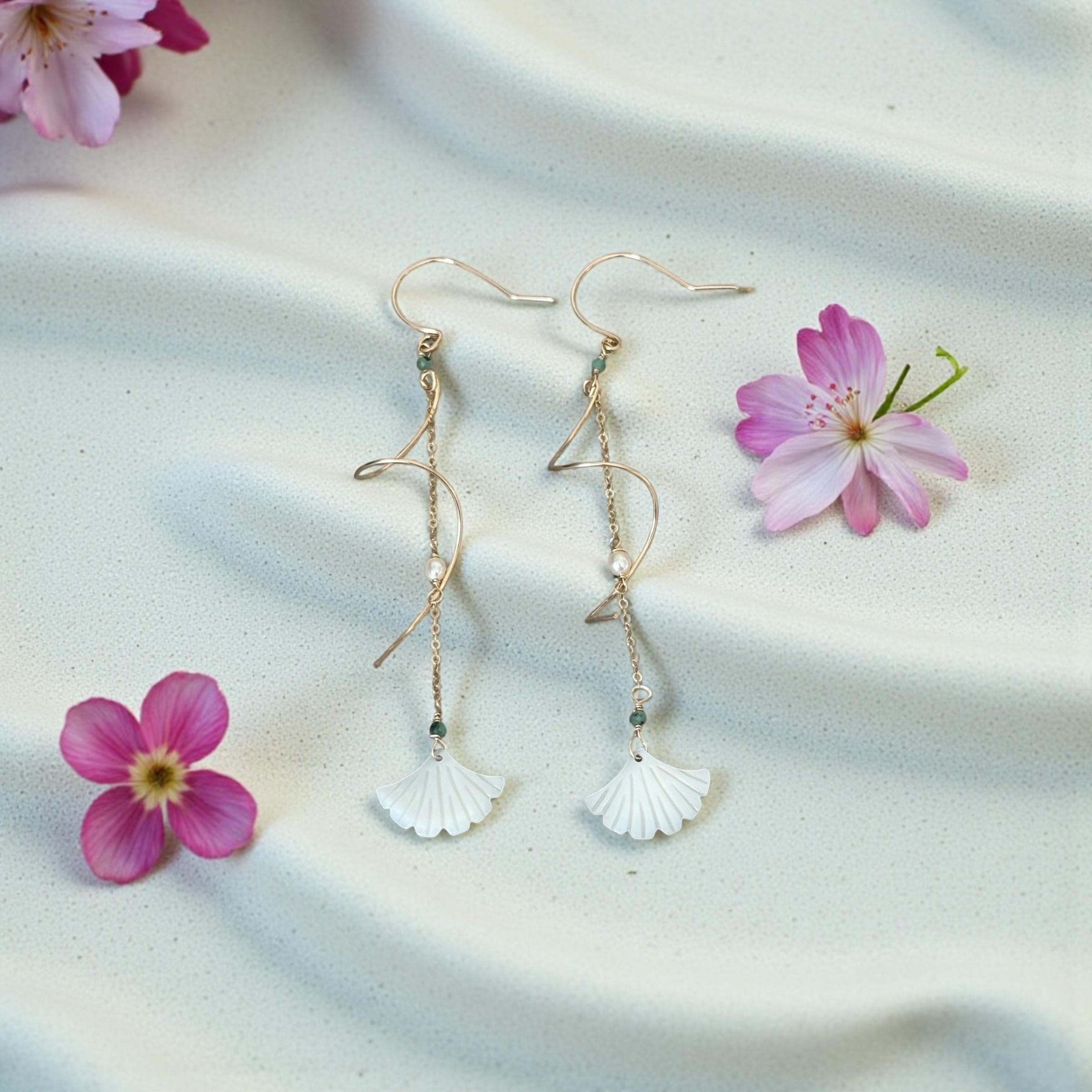 Moonshell Muse Earrings