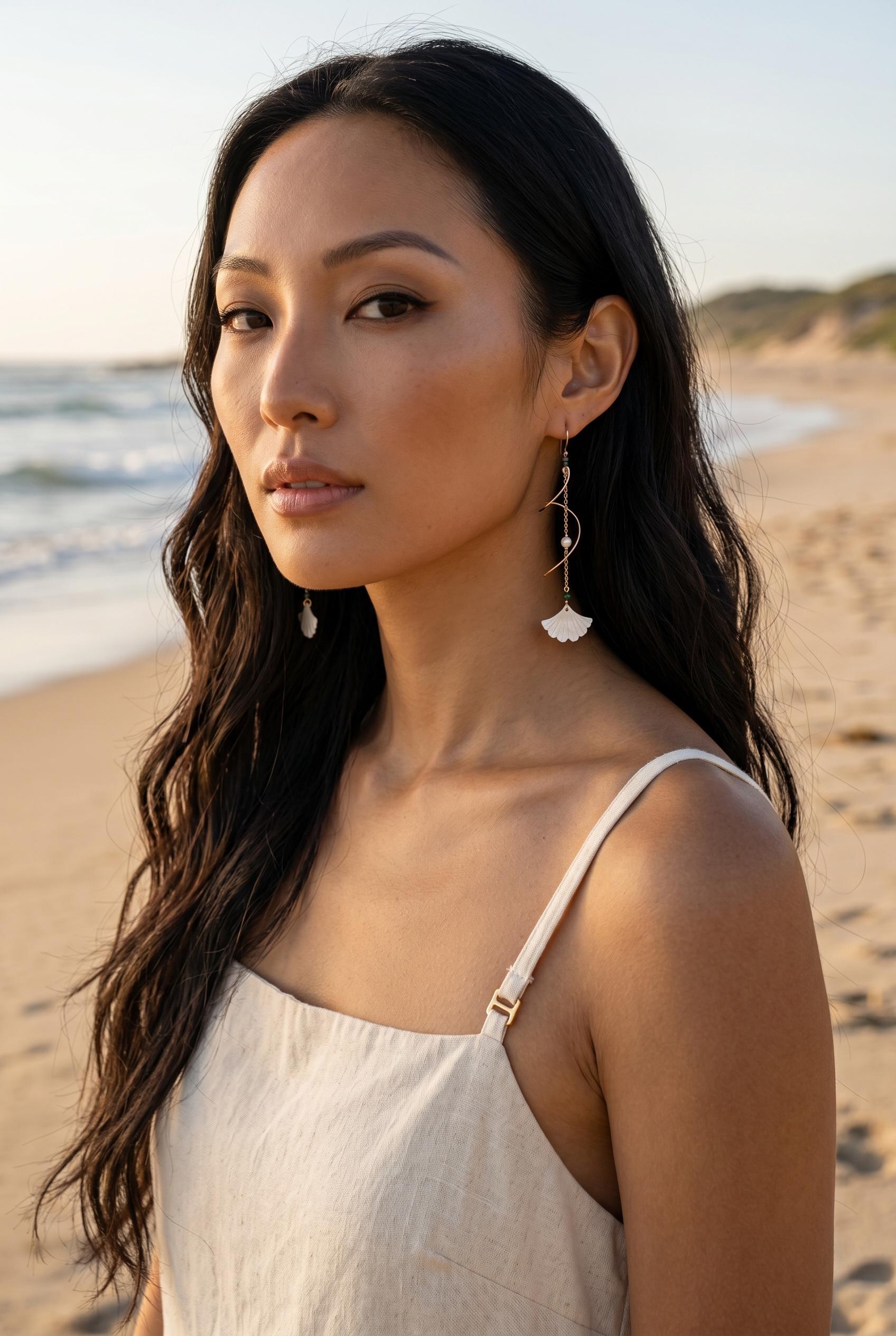Moonshell Muse Earrings