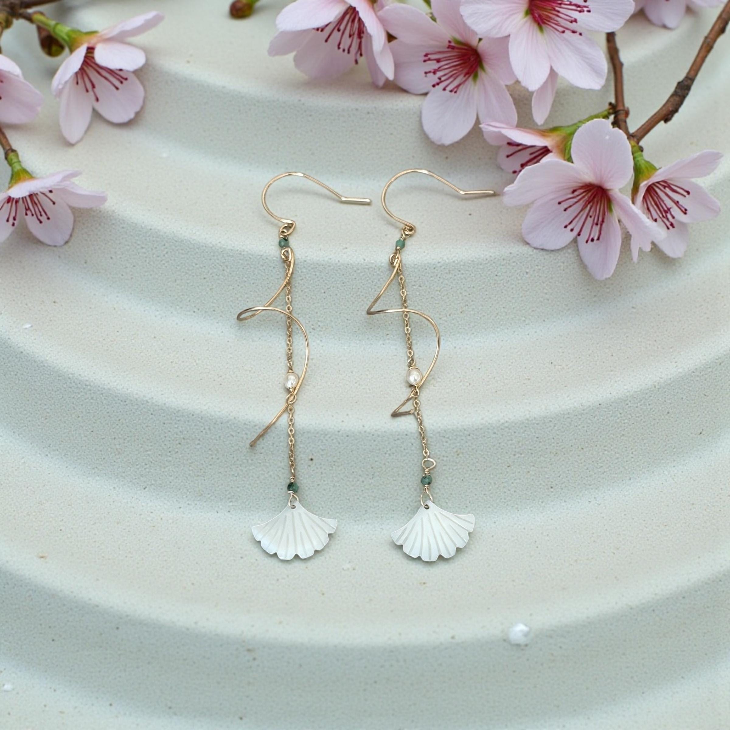 Moonshell Muse Earrings