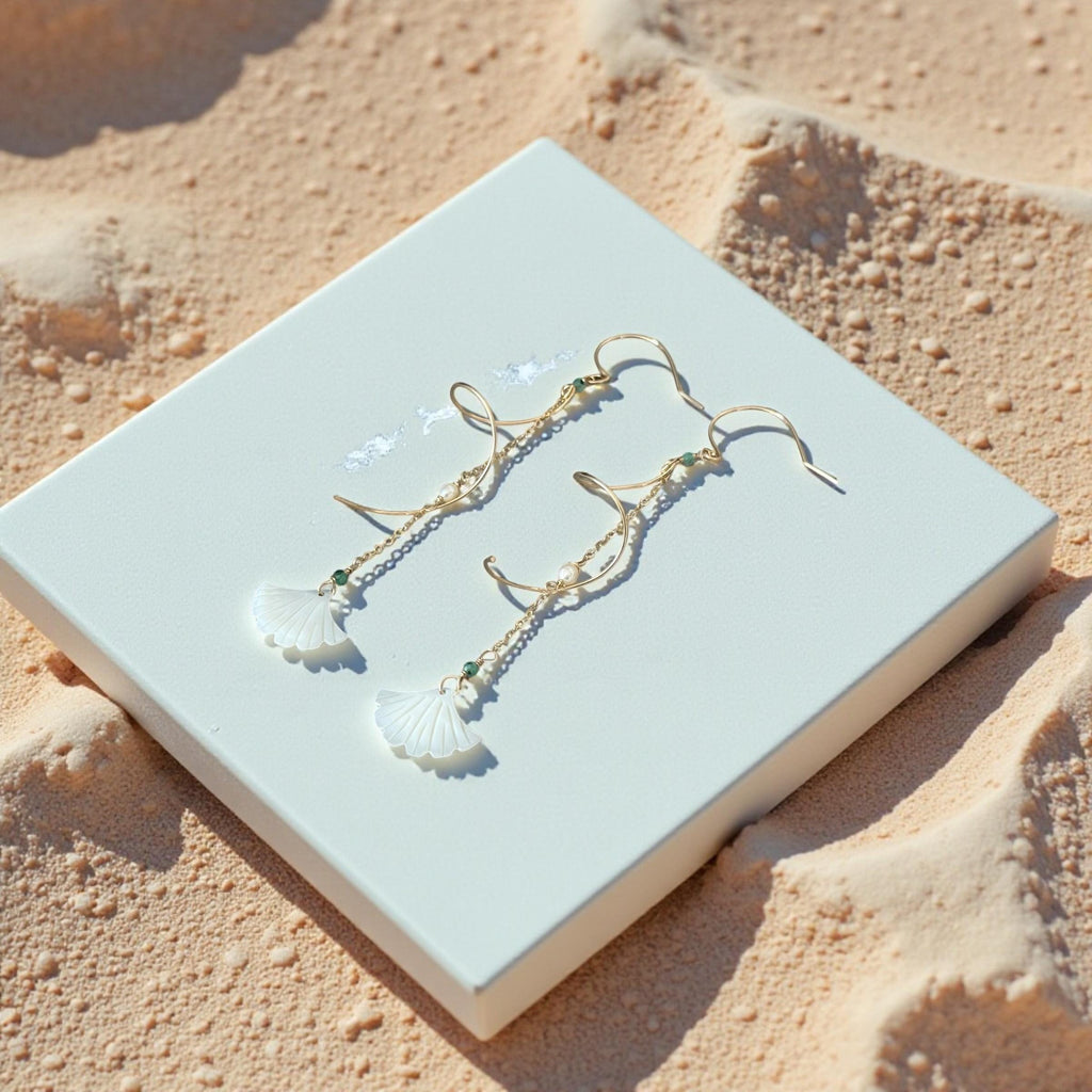 Moonshell Muse Earrings