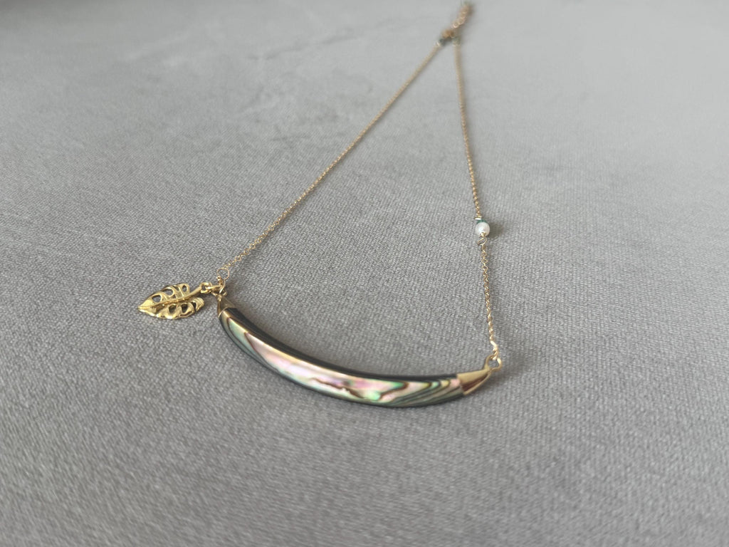 Siren Arc Abalone Necklace