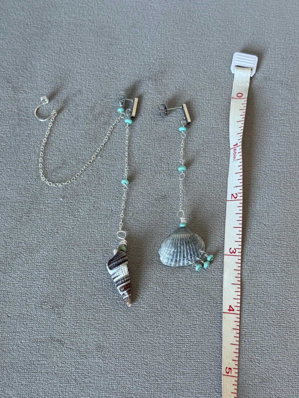 Tidal Muse Chain Drop Earrings