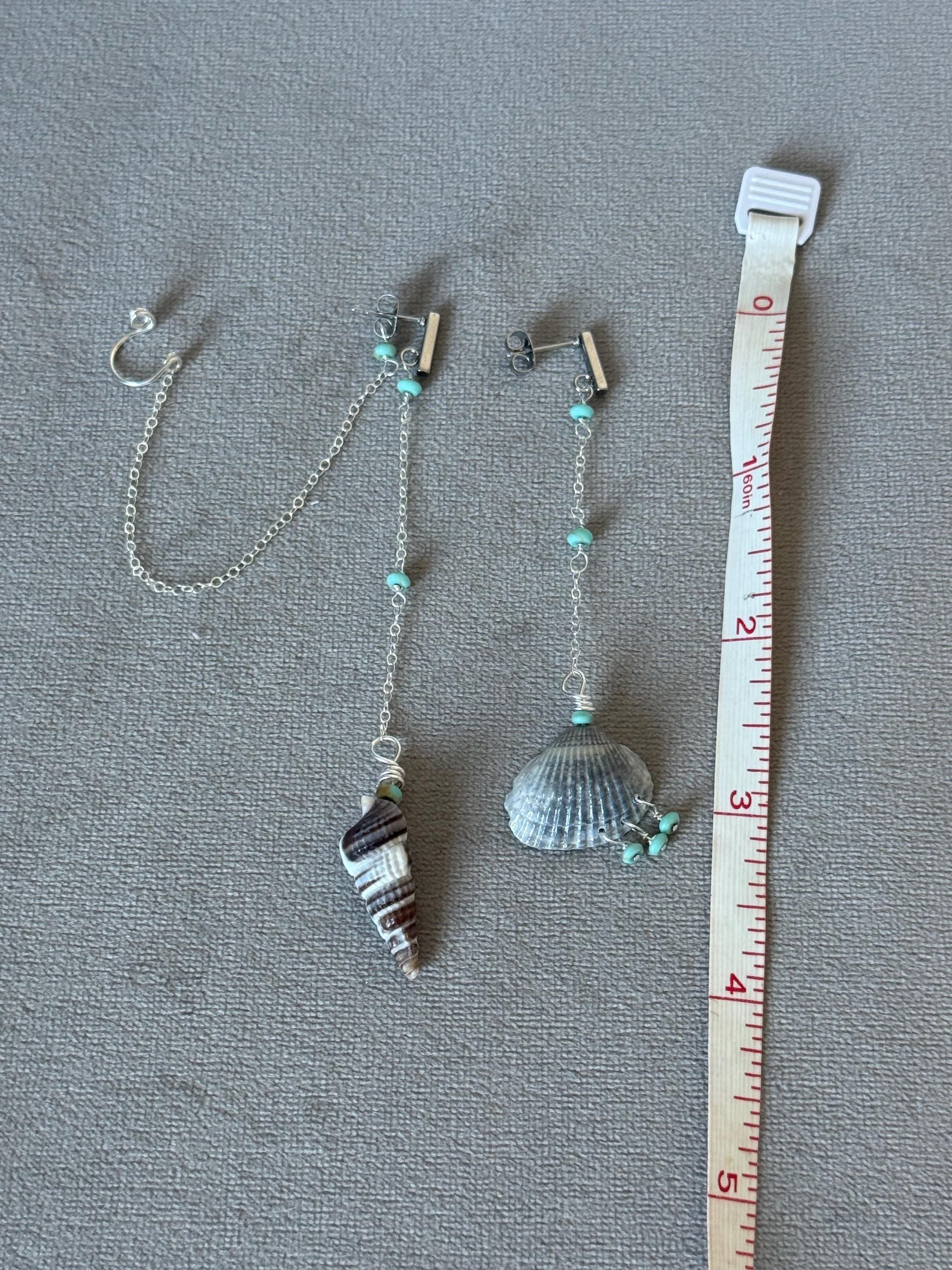 Tidal Muse Chain Drop Earrings
