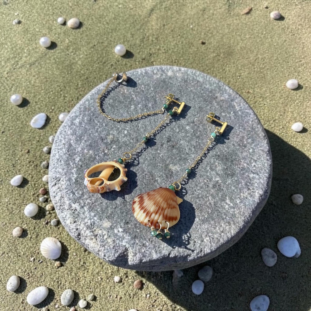 Suncrest Tide Asymmetry Earrings