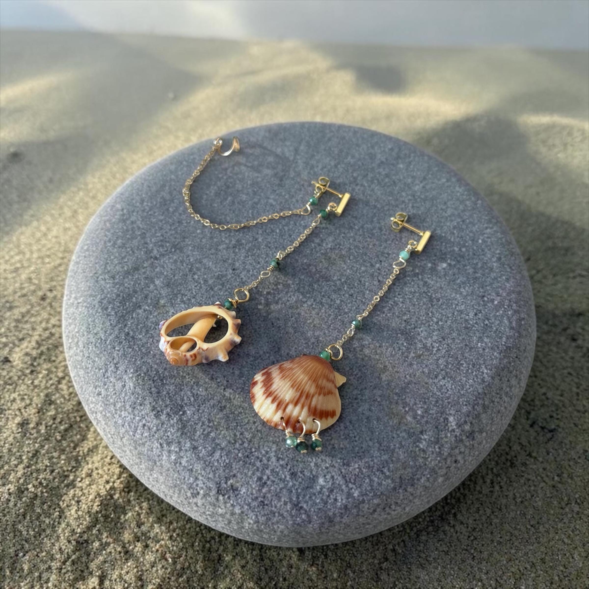 Suncrest Tide Asymmetry Earrings