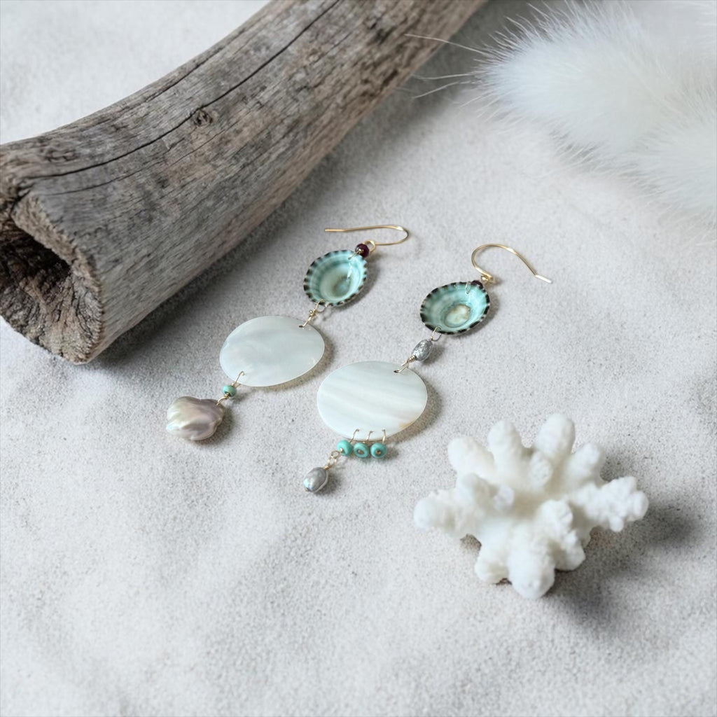 Opihi Luxe Cascade Drop Earrings