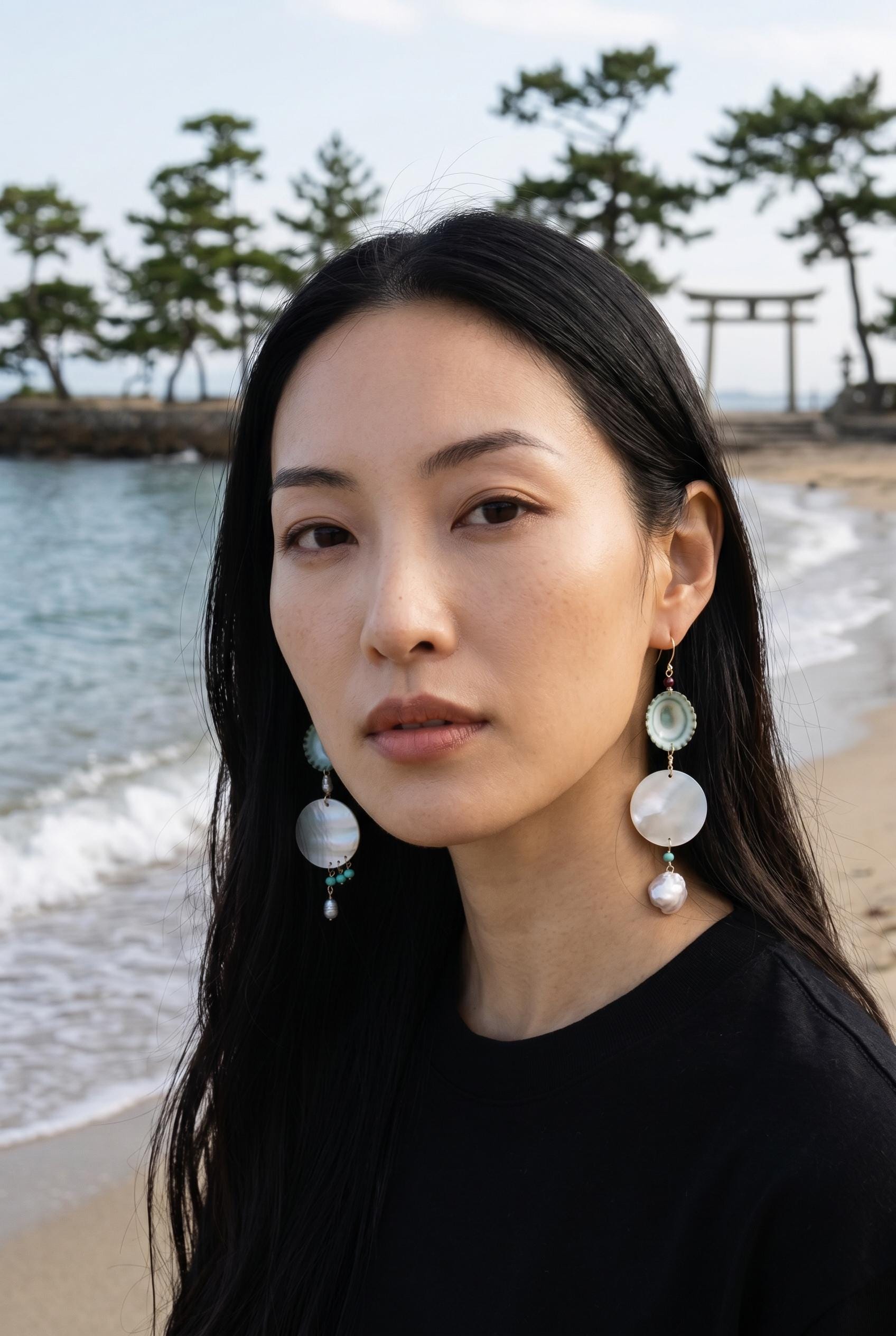 Opihi Luxe Cascade Drop Earrings