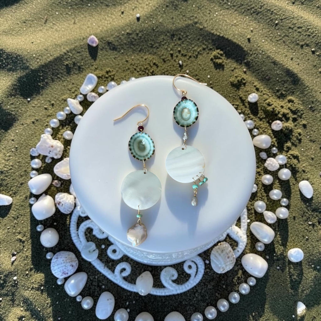 Opihi Luxe Cascade Drop Earrings